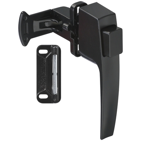 NATIONAL HARDWARE Push Button Latch Blk N178-392